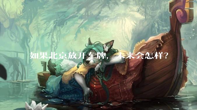 如果北京放开车牌,未来会怎样?