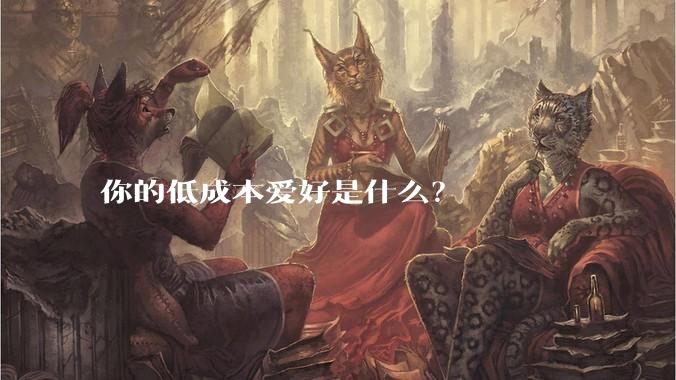 你的低成本爱好是什么?