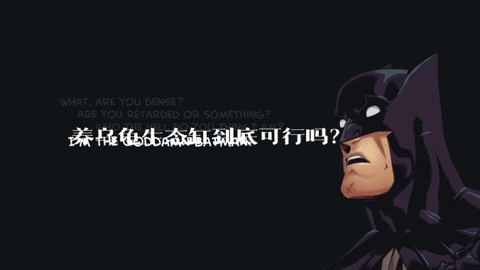 养乌龟生态缸到底可行吗?