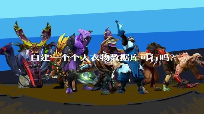 自建一个个人衣物数据库可行吗?