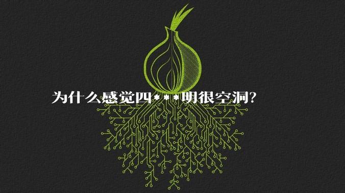 为什么感觉四***明很空洞?