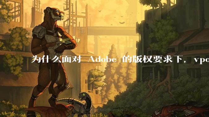 为什么面对 Adobe 的版权要求下,vposy 大神还能从容不迫?